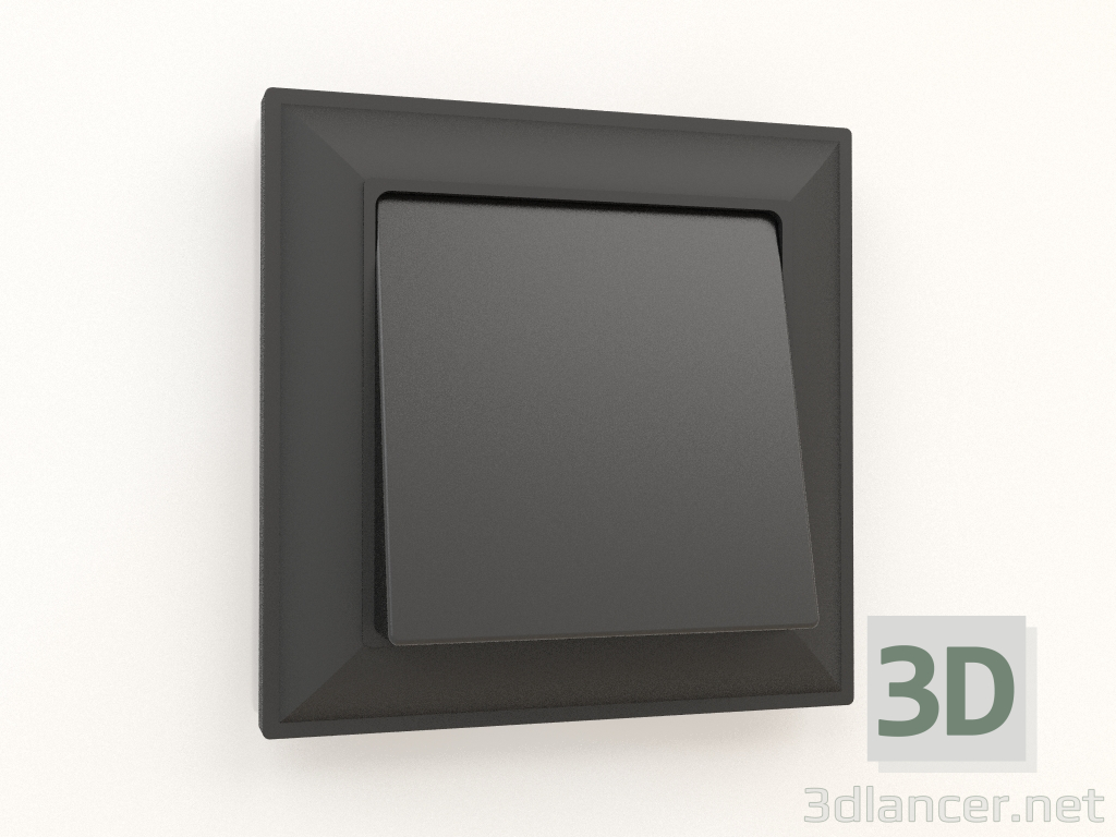 modèle 3D Sortie de câble (noir mat) - preview
