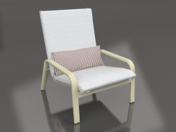 Кресло для отдыха с высокой спинкой (Gold)
