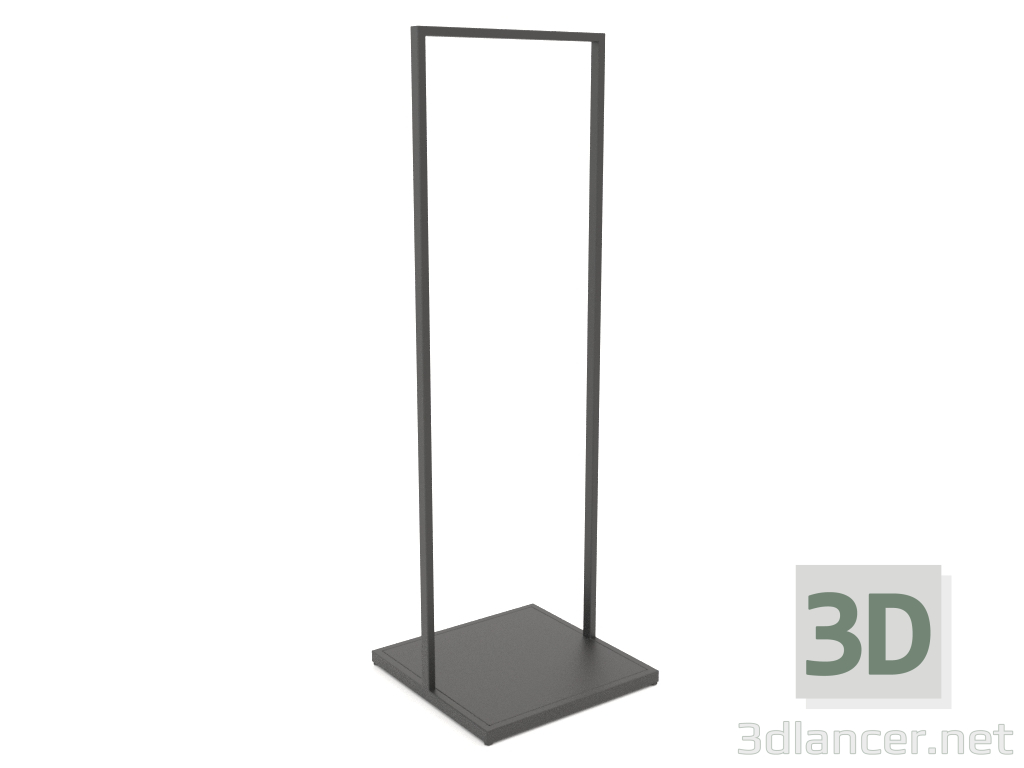 3D Modell Quadratische Schiene (METALL, 50x50x150) - Vorschau