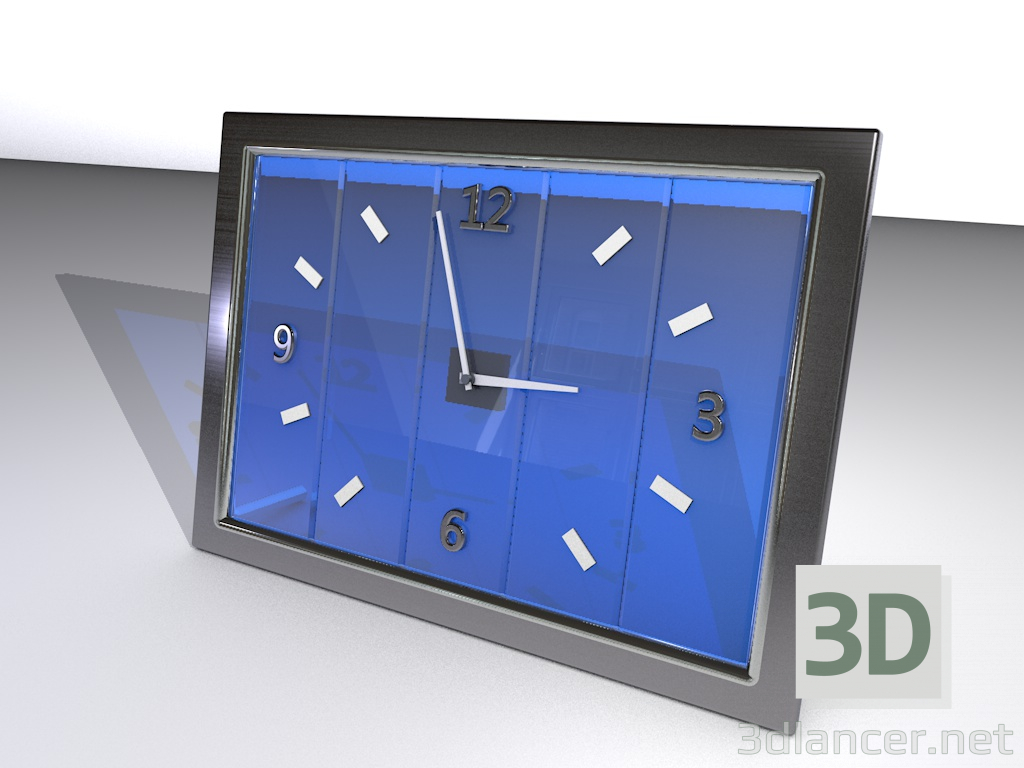 modèle 3D Heures HI-TECH au bureau - preview