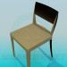 modèle 3D Chaise en bois - preview