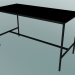 3D modeli Dikdörtgen masa Tabanı Yüksek 85x190x105 (Siyah) - önizleme