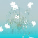 3d модель Ніжна люстра зі скляними квітами і кришталевими намистинами – превью
