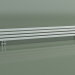 modello 3D Radiatore orizzontale RETTA (4 sezioni 2000 mm 40x40, bianco lucido) - anteprima
