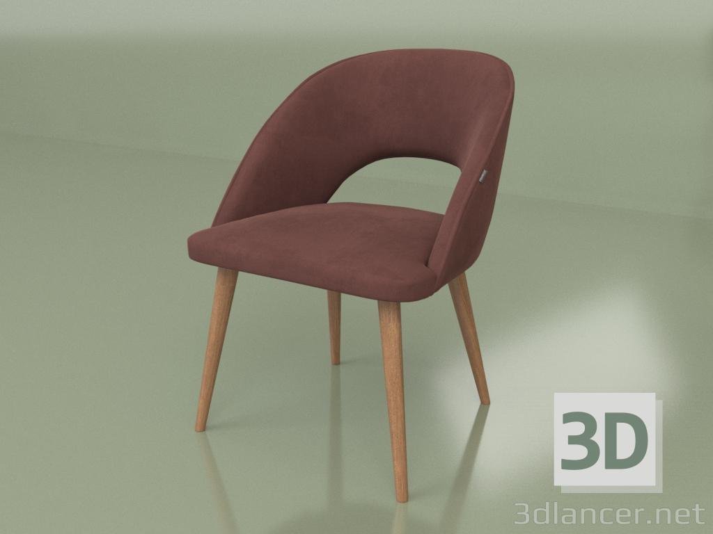 modello 3D Sedia Rocco (gambe Tin-118) - anteprima