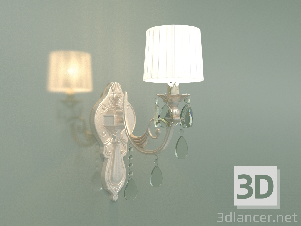 Modelo 3d Arandela 10098-1 (cristal prateado) - preview