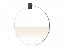 Specchio ZL 04 (p=500, legno marrone scuro)