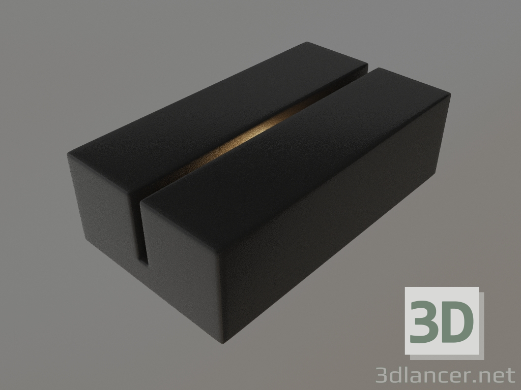 3 डी मॉडल लैंप LGD-STRIPE-3W Warm3000 (GR, 20 डिग्री, 230V) - पूर्वावलोकन