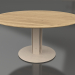 3d модель Стол обеденный Ø150 (Sand, Iroko wood) – превью