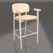 3d model Bar stool with armrests Mild (02) - preview