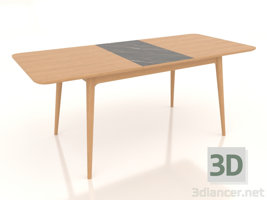 modèle 3D Table à manger pliante Ekarma 1840x800 mm (Chêne naturel, option 2) - preview modèle 3D Table à manger pliante Ekarma 1840x800 mm (Chêne naturel, option 2) - preview