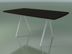 Table en forme de savon 5431 (H 74 - 90x160 cm, pieds 180 °, plaqué L21 venge, V12)