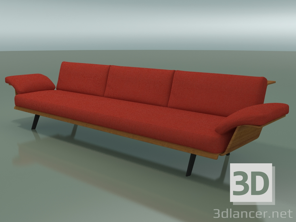 3d модель Модуль центральный Lounge 4405 (L 270 cm, Teak effect) – превью