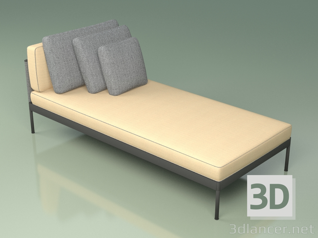 3D Modell Modulares Sofa (357 + 330, Option 1) - Vorschau
