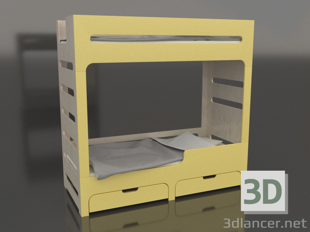 3D Modell Etagenbett MODE HR (UCDHR1) - Vorschau