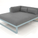 3D modeli XL modüler kanepe, sol bölüm 2 (Mavi gri) - önizleme