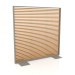 3d model Partition made of artificial wood and aluminum 150x150 (Roble golden, Quartz gray) - preview