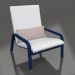 3d модель Крісло для відпочинку з високою спинкою (Night blue) – превью