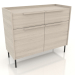 3d model Chest of drawers 1000x400 mm (white RAL 9010) - preview