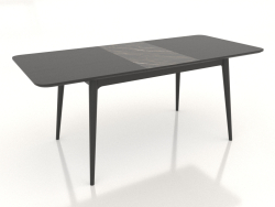 Tavolo da pranzo Ekarma pieghevole 1840x800 mm (Rovere nero, opzione 2)