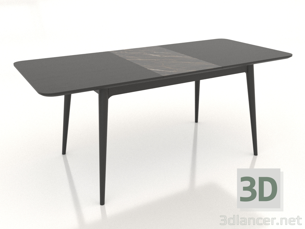 Modelo 3d Mesa de jantar dobrável Ekarma 1840x800 mm (Carvalho preto, opção 2) - preview