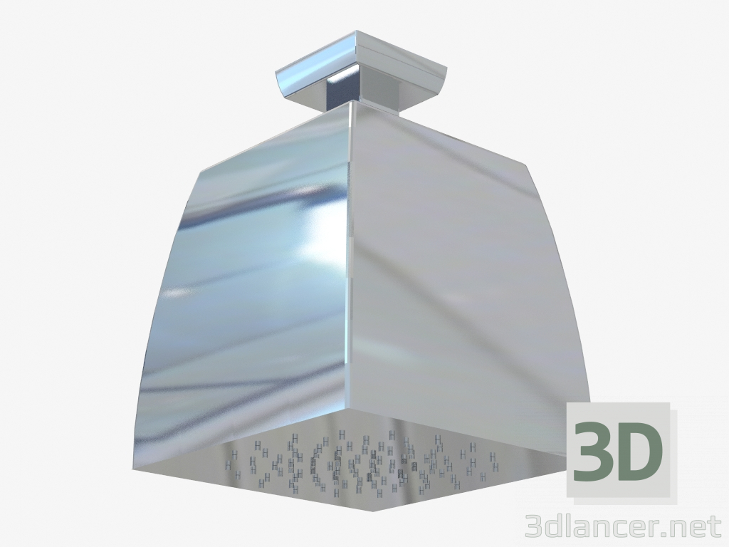 3 डी मॉडल Trapezoidal बौछार सिर (36151) - पूर्वावलोकन