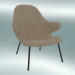 Modelo 3d Chaise lounge Catch (JH14, 82x92 A 86cm, Couro - Anilina de seda) - preview
