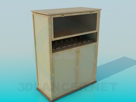 3d model Cupboard - preview 3d model Cupboard - preview