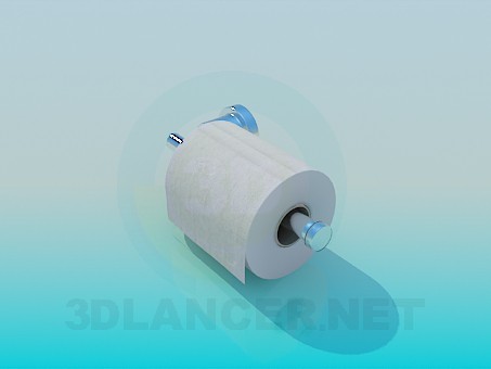 3d model Toilet paper holder - preview 3d model Toilet paper holder - preview