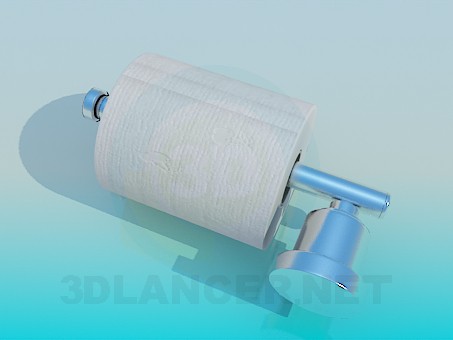 3d model Toilet paper holder - preview 3d model Toilet paper holder - preview