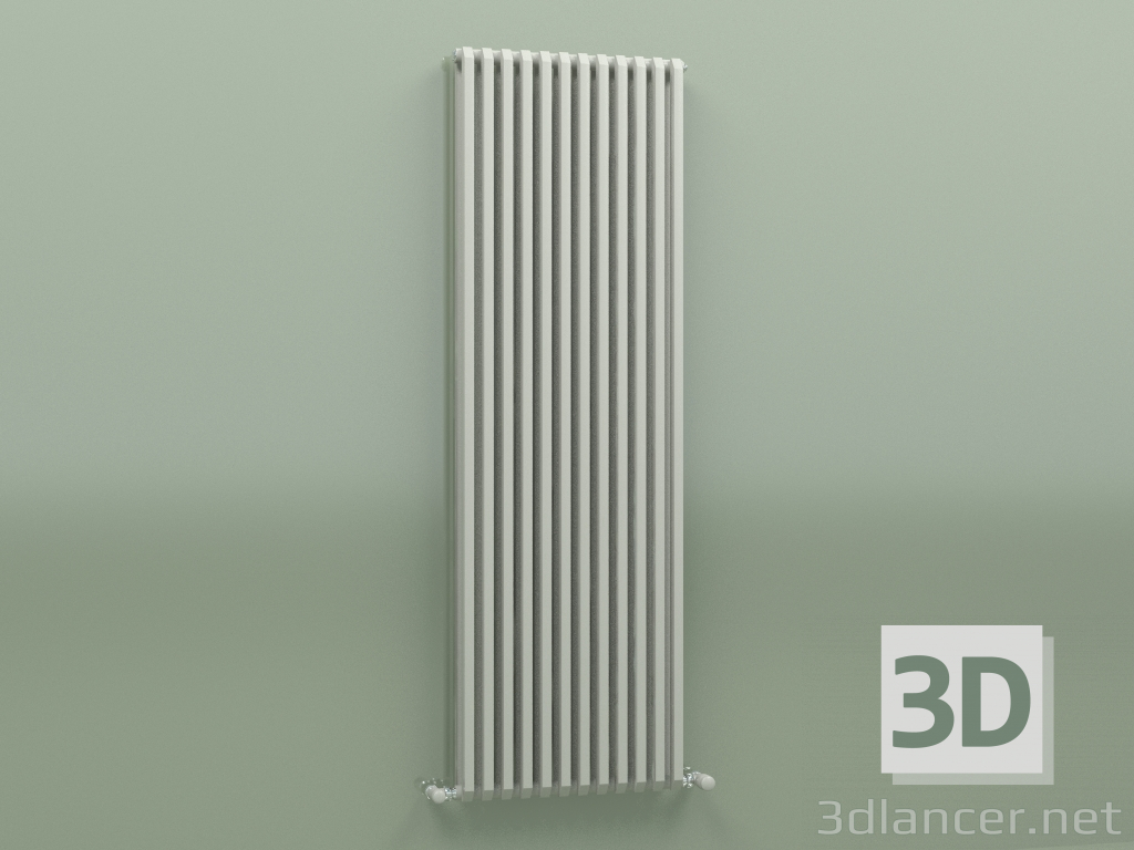 modello 3D Radiatore SAX 2 (H 1500 12 EL, grigio Manhattan) - anteprima
