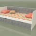3d model Sofa bed for teenagers with 2 drawers (Gray) - preview