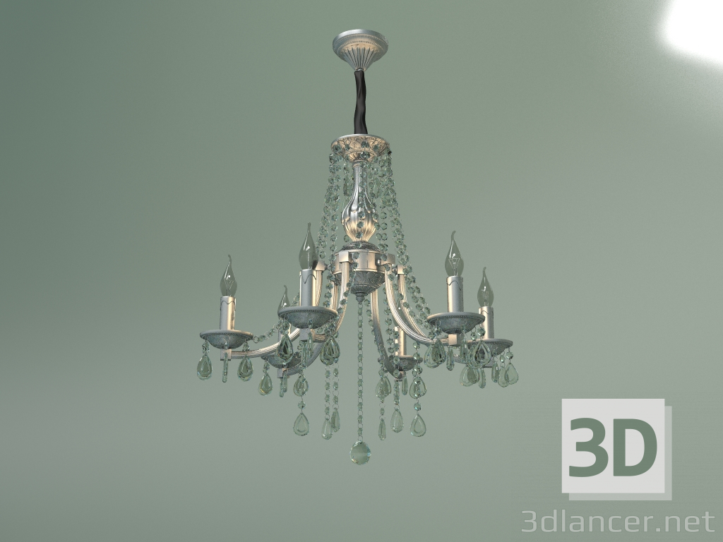 3d model Pendant chandelier Liguria 314-6 Strotskis - preview