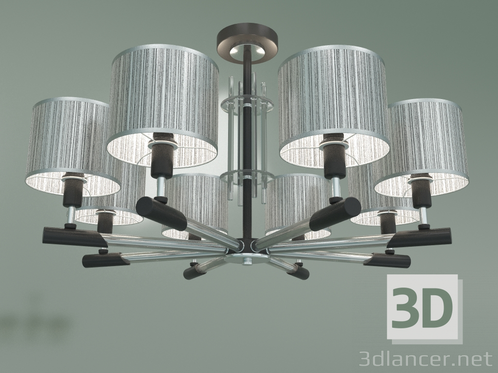 modèle 3D Lustre de plafond 60078-8 (chromé) - preview