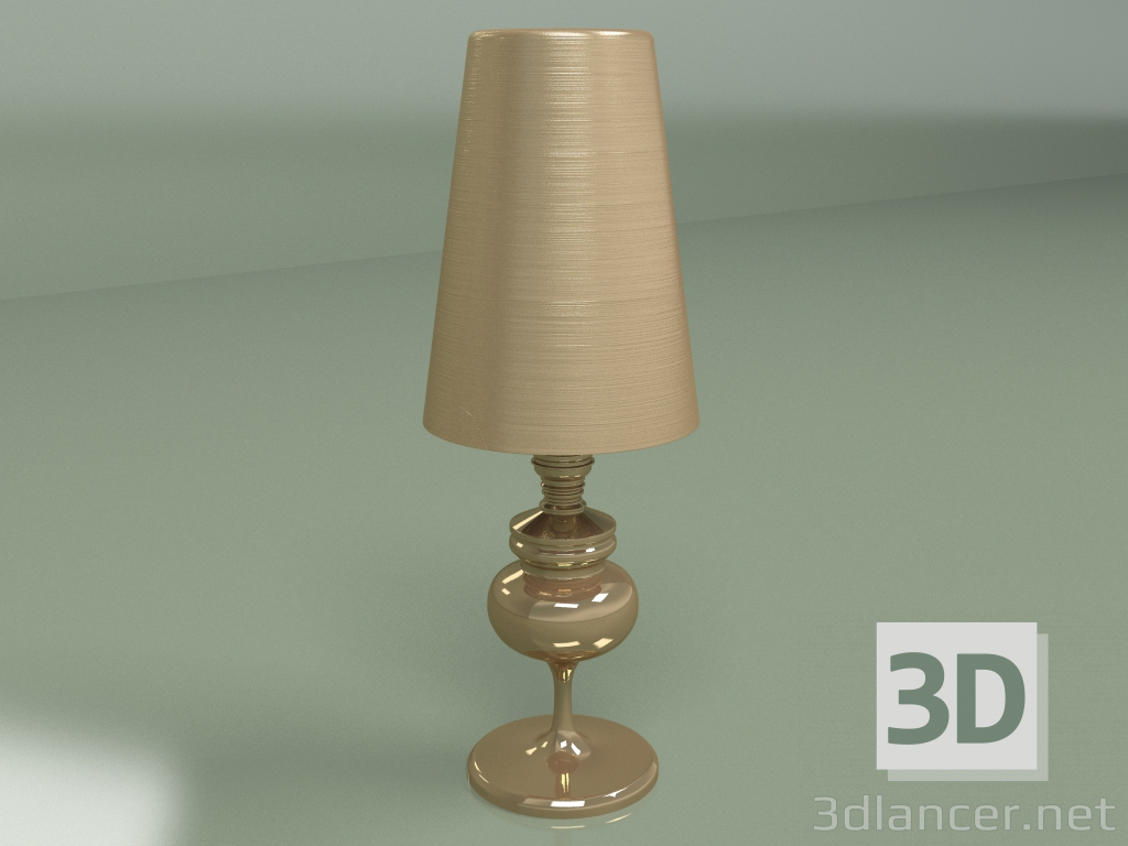 modello 3D Lampada da tavolo Josephine (oro) - anteprima