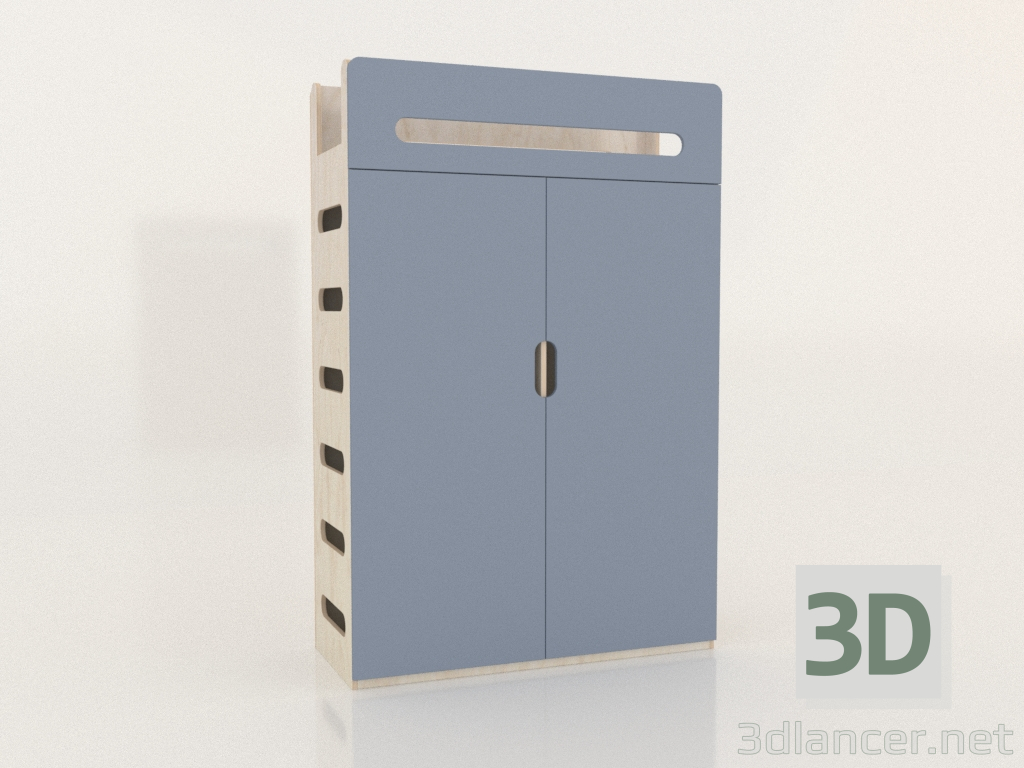 3D Modell Kleiderschrank geschlossen MOVE WE (WAMWE2) - Vorschau