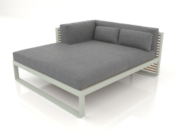 XL modular sofa, section 2 left (Cement gray)