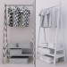 3d Hanger | set in the hallway model buy - render
