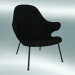 3d model Chaise lounge Catch (JH14, 82x92 H 86cm, Cuero - Seda negra) - vista previa