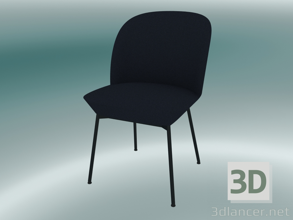 3D Modell Oslo Stuhl (Steelcut 775, Anthrazit Schwarz) - Vorschau