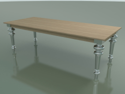 Dining table (33, Rovere Sbiancato, Aluminum)