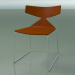 3D modeli İstiflenebilir sandalye 3702 (bir kızakta, Turuncu, CRO) - önizleme