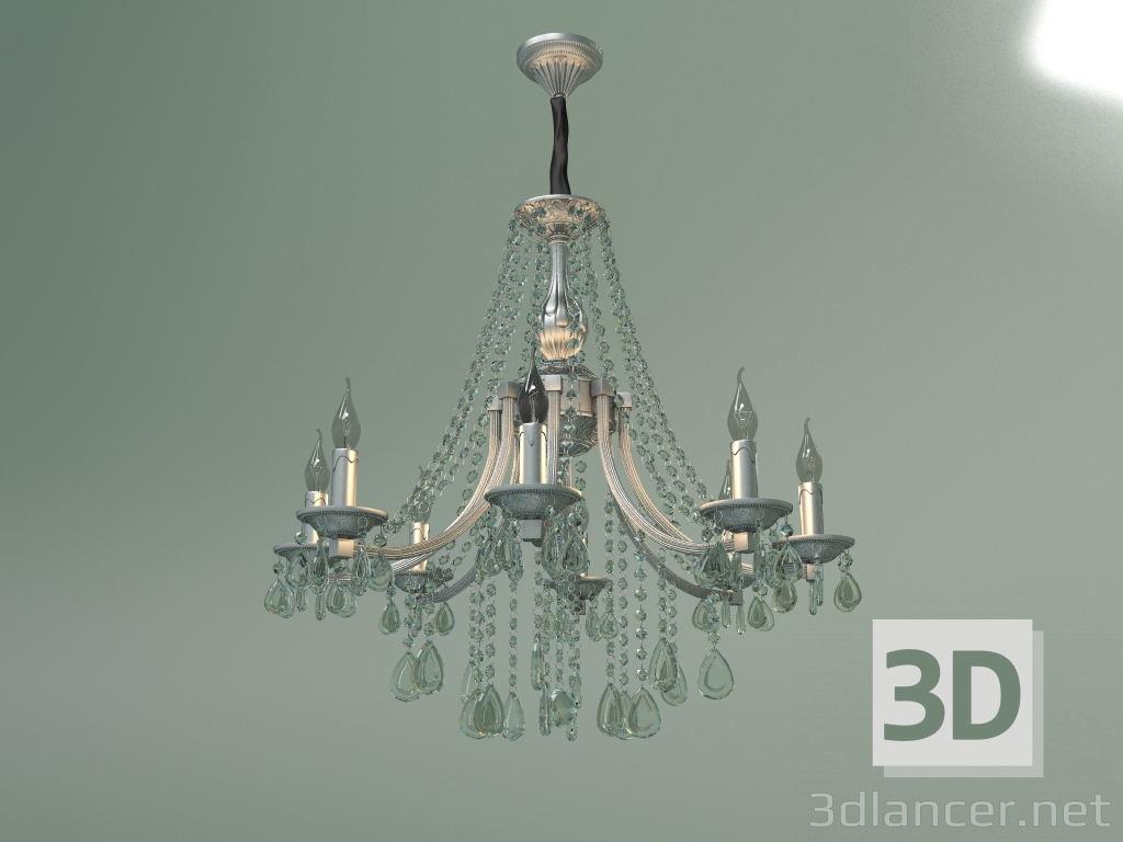 3d model Hanging chandelier Liguria 314-8 Strotskis - preview