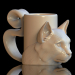3d Mug - cat model buy - render