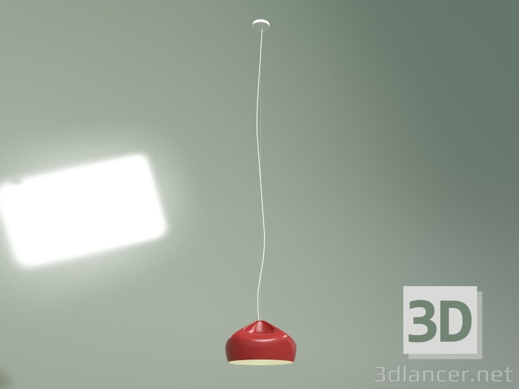 3 डी मॉडल लटकन दीपक मिरांडा व्यास 47 (लाल) - पूर्वावलोकन
