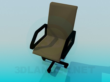 3d model Chair on wheels - preview 3d model Chair on wheels - preview