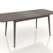 modello 3D Tavolo da pranzo Ekarma pieghevole 1840x800 mm (Noce scuro, opzione 2) - anteprima
