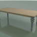 3d model Dining table (33, Rovere Sbiancato, Piasentina Stone) - preview