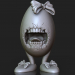3d Зубасте яйце модель купити - зображення