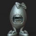 modello 3D di uovo dentato comprare - rendering